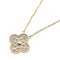 Vintage Alhambra Pendant Necklace 18K Yellow Gold