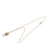 CC Logo Pendant Necklace Gold-Tone Metal