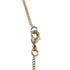 CC Logo Pendant Necklace Gold-Tone Metal