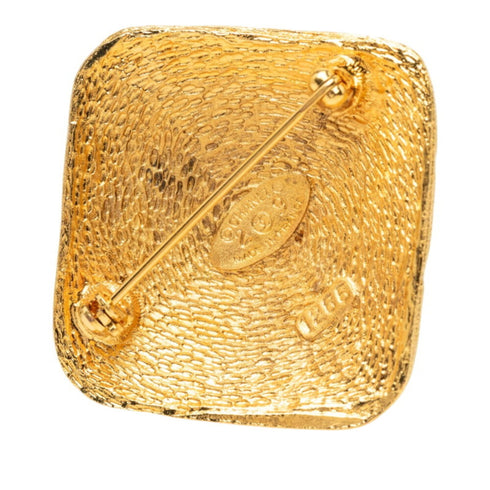 CC Logo Brooch Metal