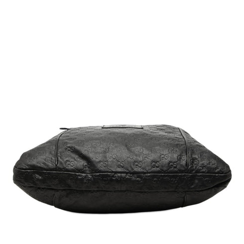 Zip Messenger Bag Guccissima Leather Large
