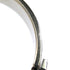 Bangle Enamel and Metal Black and Silver Bracelet