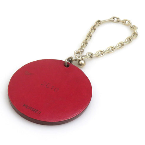 Charm Leather and Sterling Silver Handbag Charm