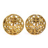 CC Logo Clip-On Earrings Gold-Tone Metal Gold-Tone Metal