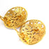 CC Logo Clip-On Earrings Gold-Tone Metal Gold-Tone Metal