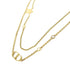 Petite Pendant Necklace Clear