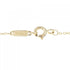 Dots Pinched Heart Pendant Necklace Platinum and 18K Yellow Gold