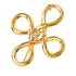 CC Logo Brooch Metal