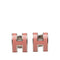 Pop H Earrings Silver-Tone Metal Silver-Tone Metal