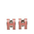 Pop H Earrings Silver-Tone Metal Silver-Tone Metal