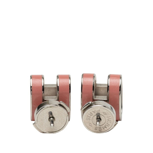 Pop H Earrings Silver-Tone Metal Silver-Tone Metal