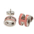 Pop H Earrings Silver-Tone Metal Silver-Tone Metal