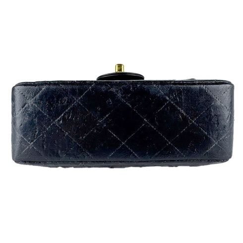 Vintage Square Classic Single Flap Bag Quilted Lambskin Mini