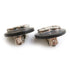 CC Logo Clip-On Earrings Silver-Tone Metal