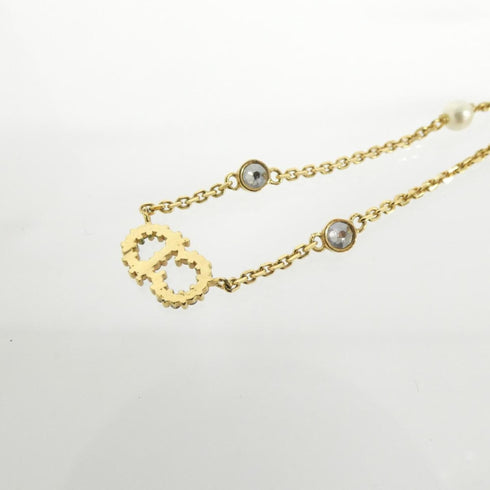Claire Di Lune Pendant Necklace Clear Gold White