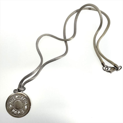 Pendant Necklace Metal Silver
