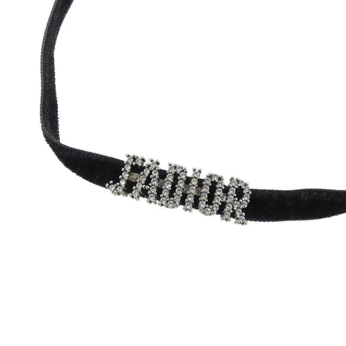J'Adior Choker Black and Silver