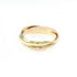 Vendome Louis Cartier Band Ring 18K Tricolor Gold