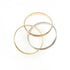 Vendome Louis Cartier Band Ring 18K Tricolor Gold