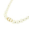 30 Montaigne Pendant Necklace Gold White