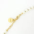 30 Montaigne Pendant Necklace Gold White