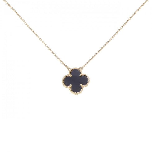 Vintage Alhambra Pendant Necklace 18K Yellow Gold