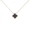 Vintage Alhambra Pendant Necklace 18K Yellow Gold