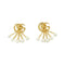 Earrings Gold-Tone Metal