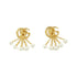 Earrings Gold-Tone Metal