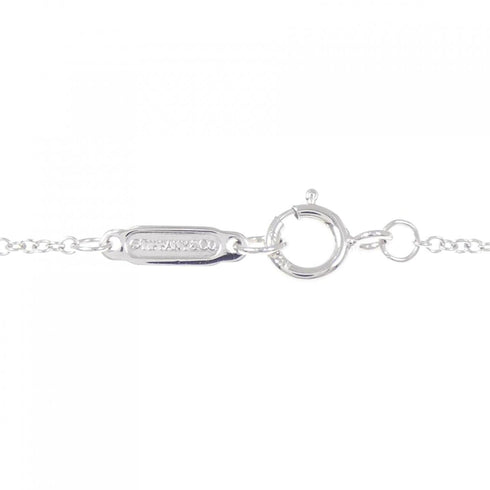 T Smile Pendant Necklace 18K White Gold