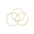 Vendome Louis Cartier Band Ring 18K Tricolor Gold