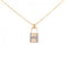 Kelly Pendant Necklace 18K Rose Gold with Sapphire