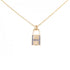 Kelly Pendant Necklace 18K Rose Gold with Sapphire