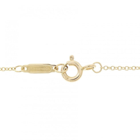 Fleur de Lis Stem Pendant Necklace 18K Yellow Gold