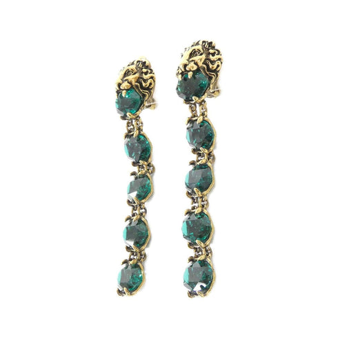 Earrings Gold-Tone Metal