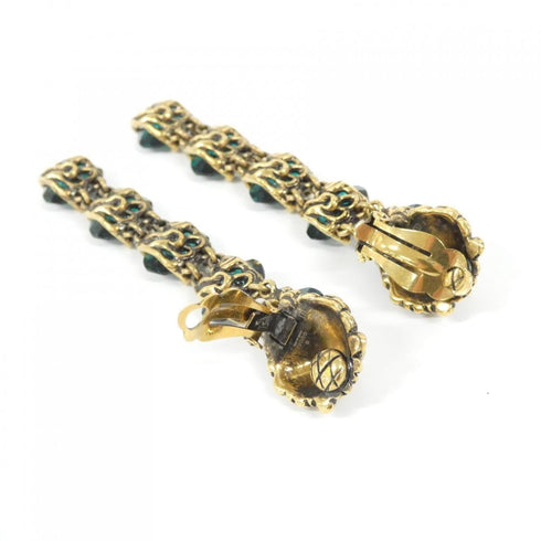 Earrings Gold-Tone Metal