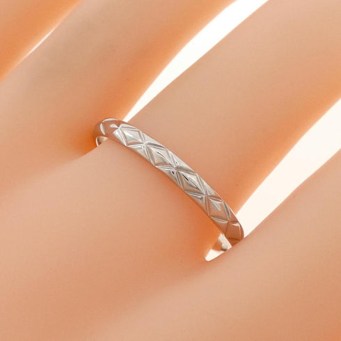 Matelassé Ring Platinum