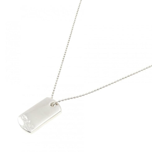 1837 Makers I.D. Tag Pendant Necklace Sterling Silver