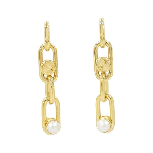 Earrings Gold-Tone Metal