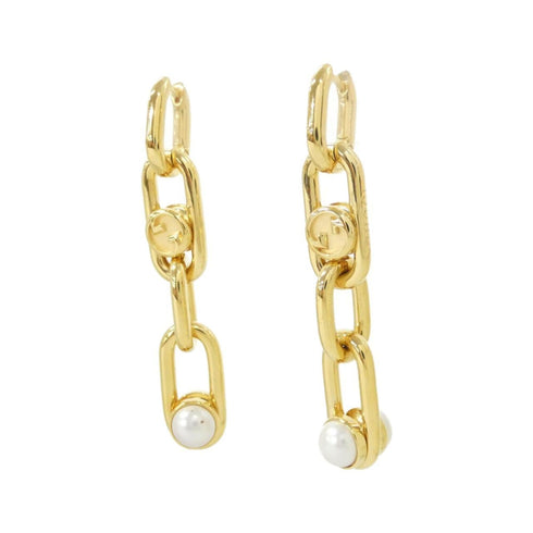 Earrings Gold-Tone Metal