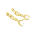 Earrings Gold-Tone Metal
