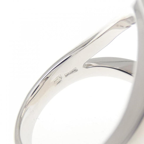 Band Ring 18K White Gold with Onyx
