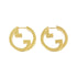 Earrings Gold-Tone Metal