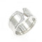 C2 Ring 18K White Gold Large