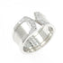 C2 Ring 18K White Gold Large