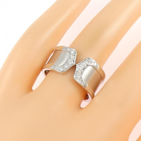 C2 Ring 18K White Gold Large