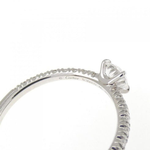 Etincelle Ring Platinum With 0.30CT