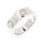 Band Ring 18K White Gold with Diamond