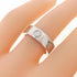 Band Ring 18K White Gold with Diamond