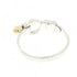 Flat Wire Love Knot Ring Sterling Silver and 18K Yellow Gold